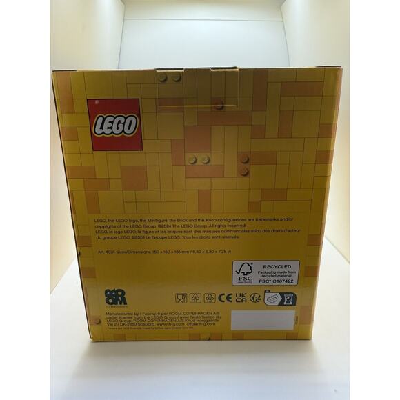 NEW LEGO Green Skeleton Zombie Storage Head Container Halloween - Picture 2 of 5